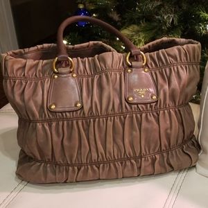 Authentic Prada Napa leather gaufre bag